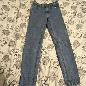 John Galt/Brandy Melville medium wash straight leg jeans 👖